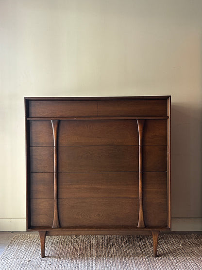 Walnut tallboy
