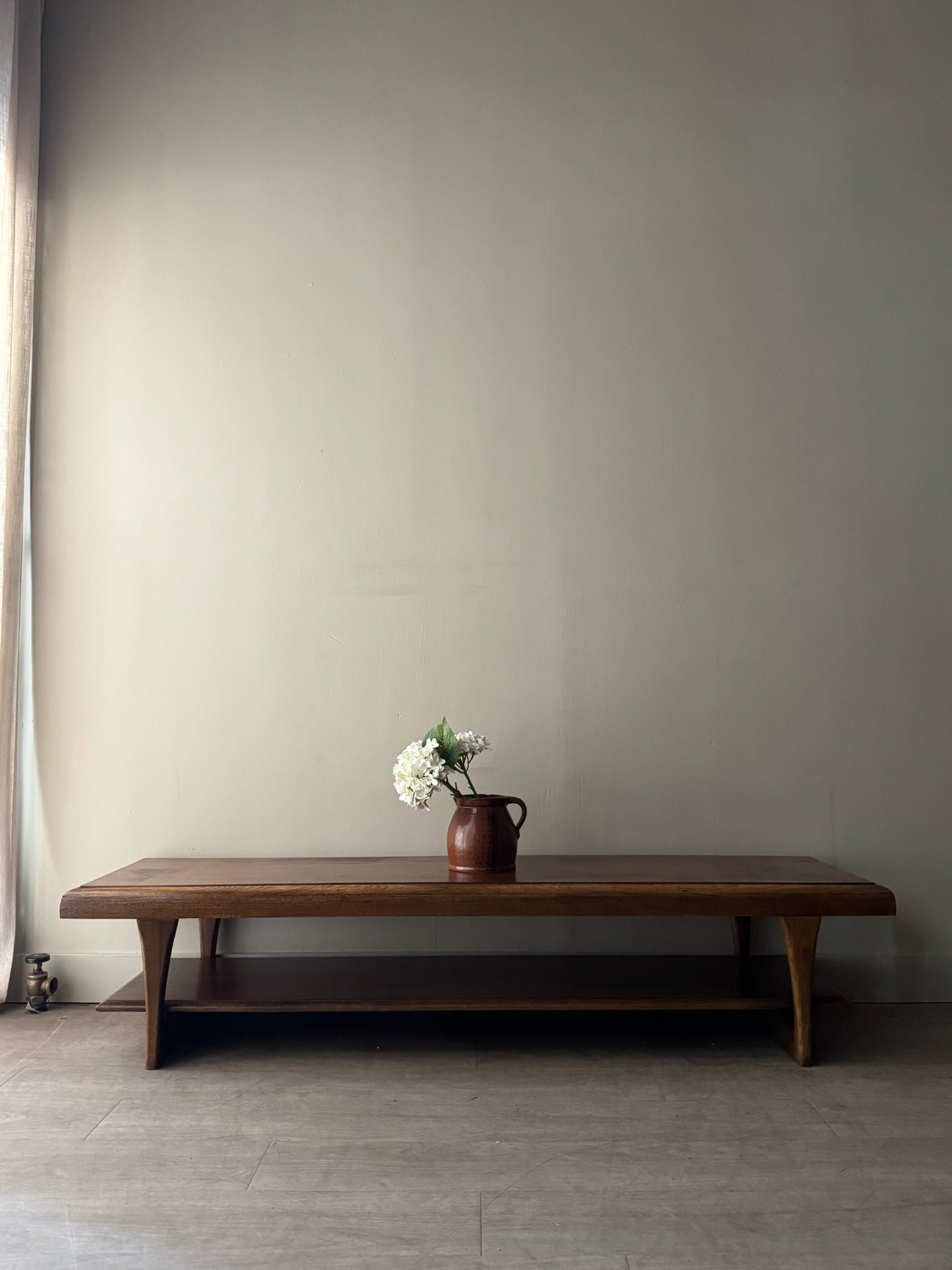 Lane walnut coffee table