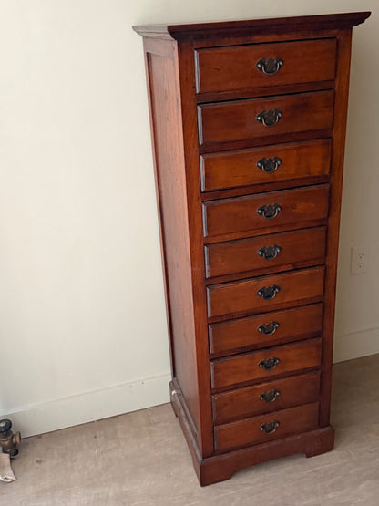 Scandinavian oak lingerie chest