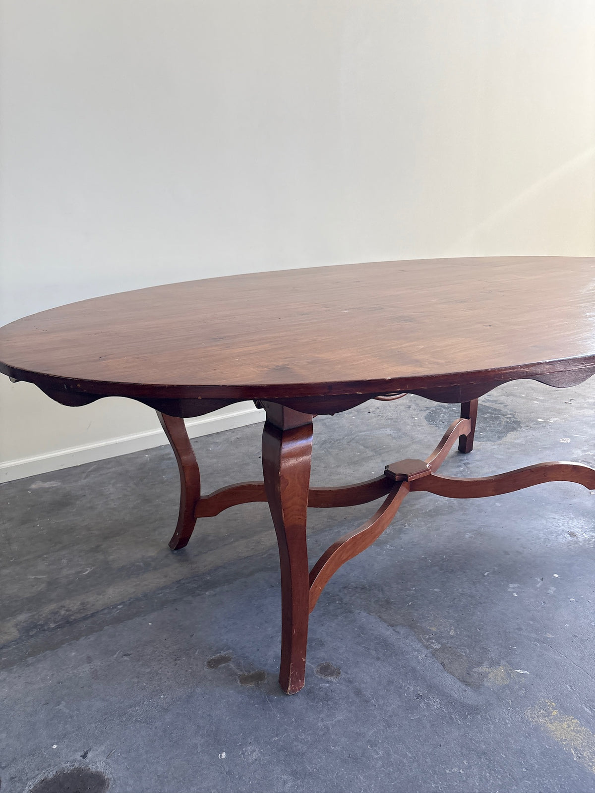 French walnut dining table
