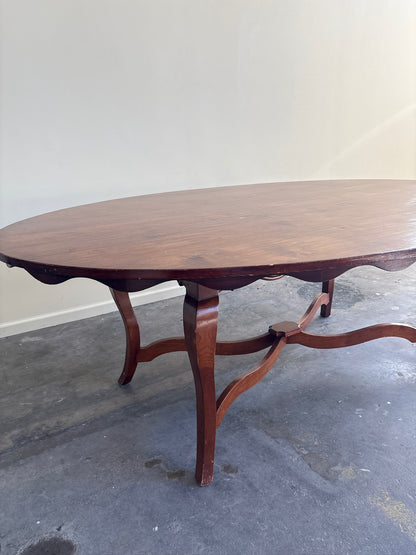French walnut dining table