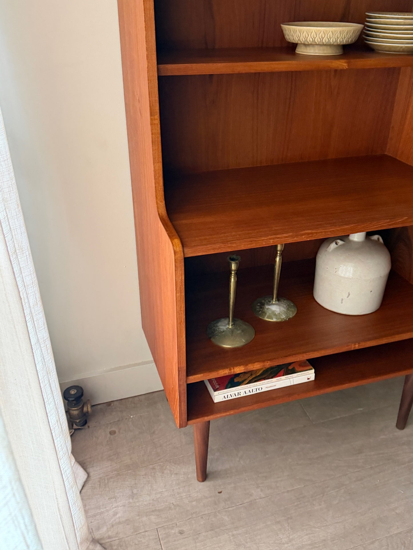 Erik Petersen Danish teak bookcase