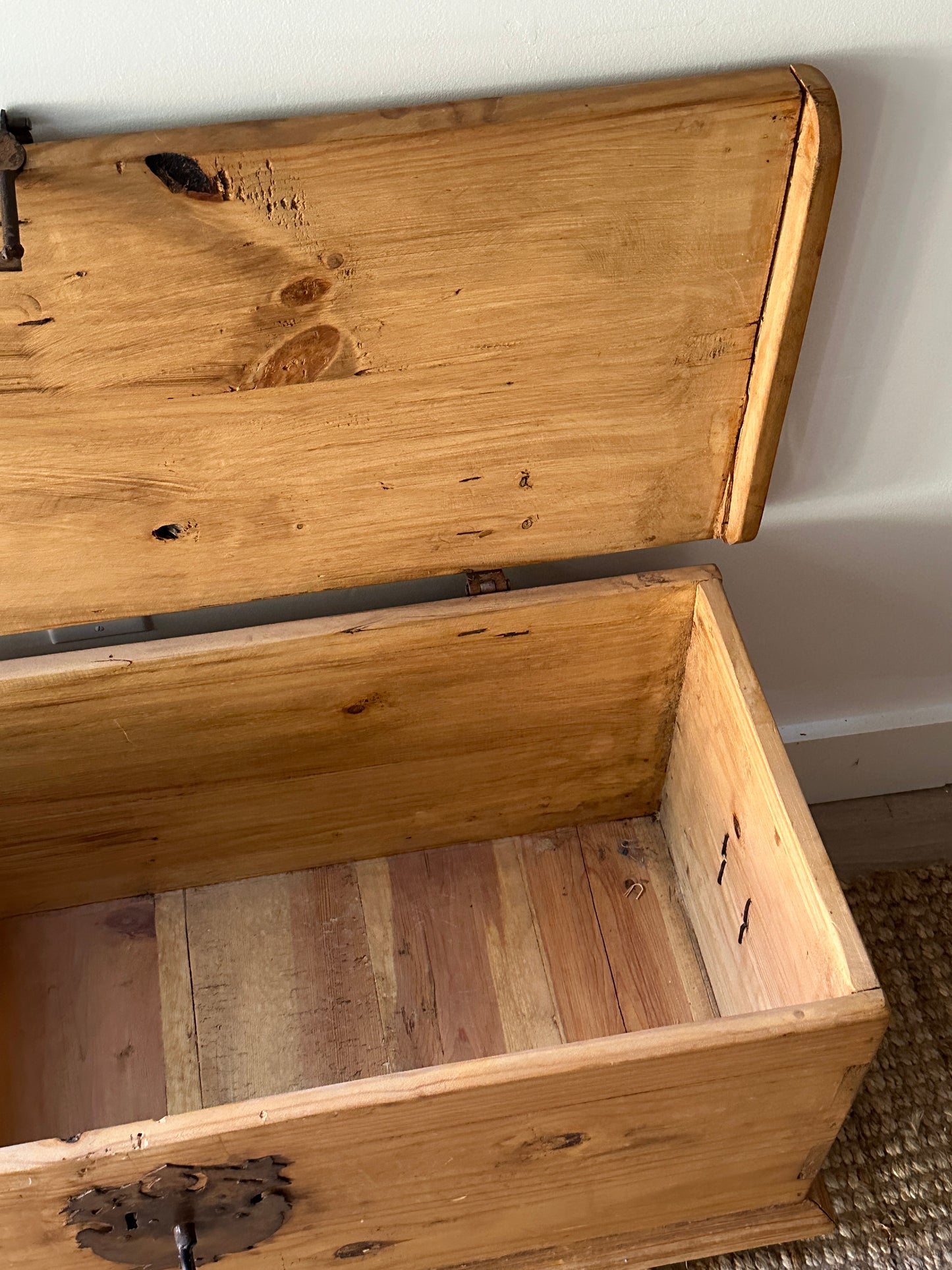 Spanish colonial pine chest