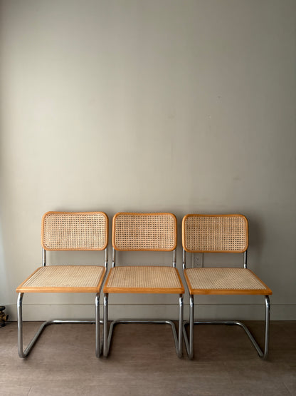 Cesca dining chairs. Sold individually.