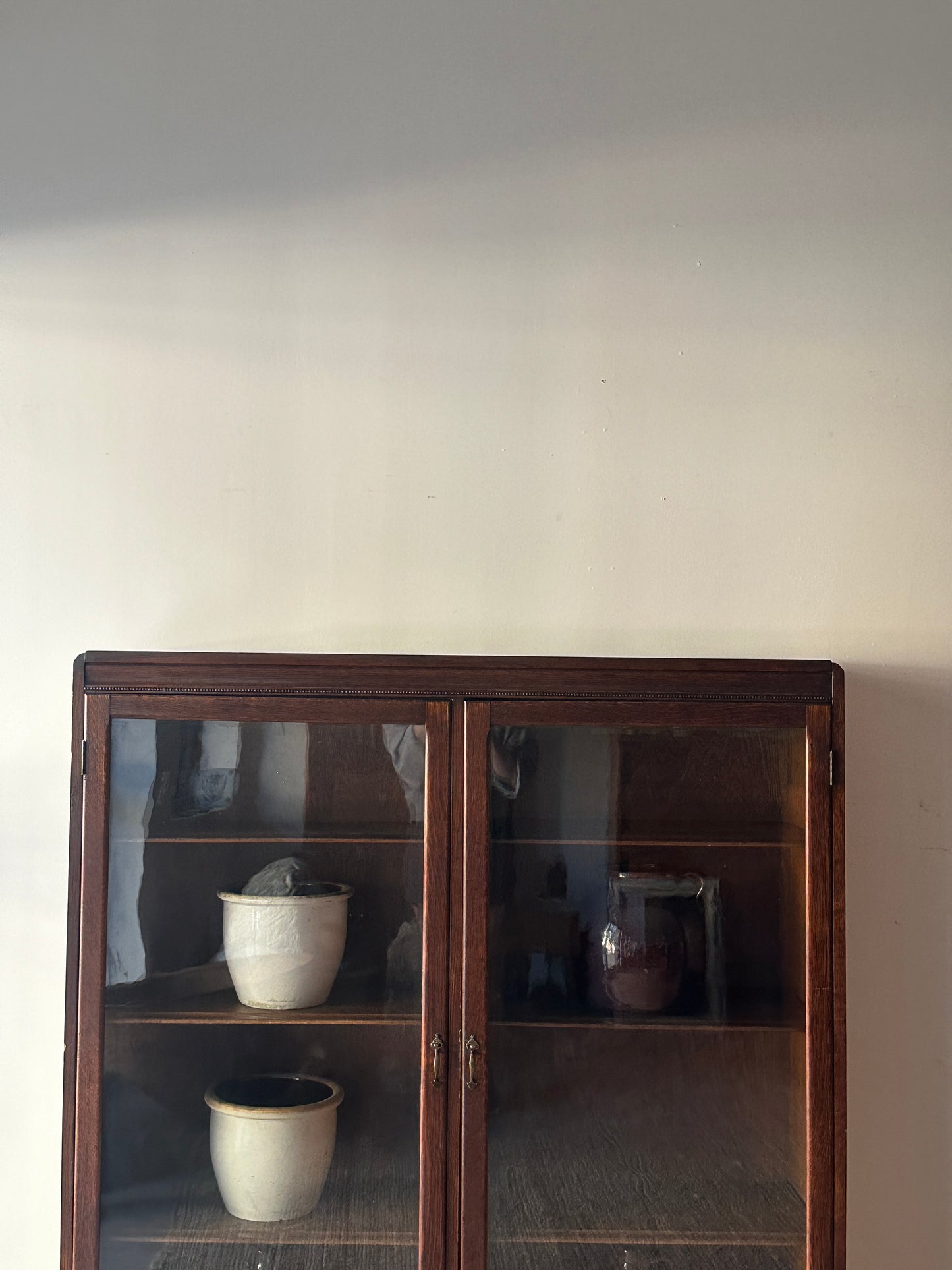 Oak display case