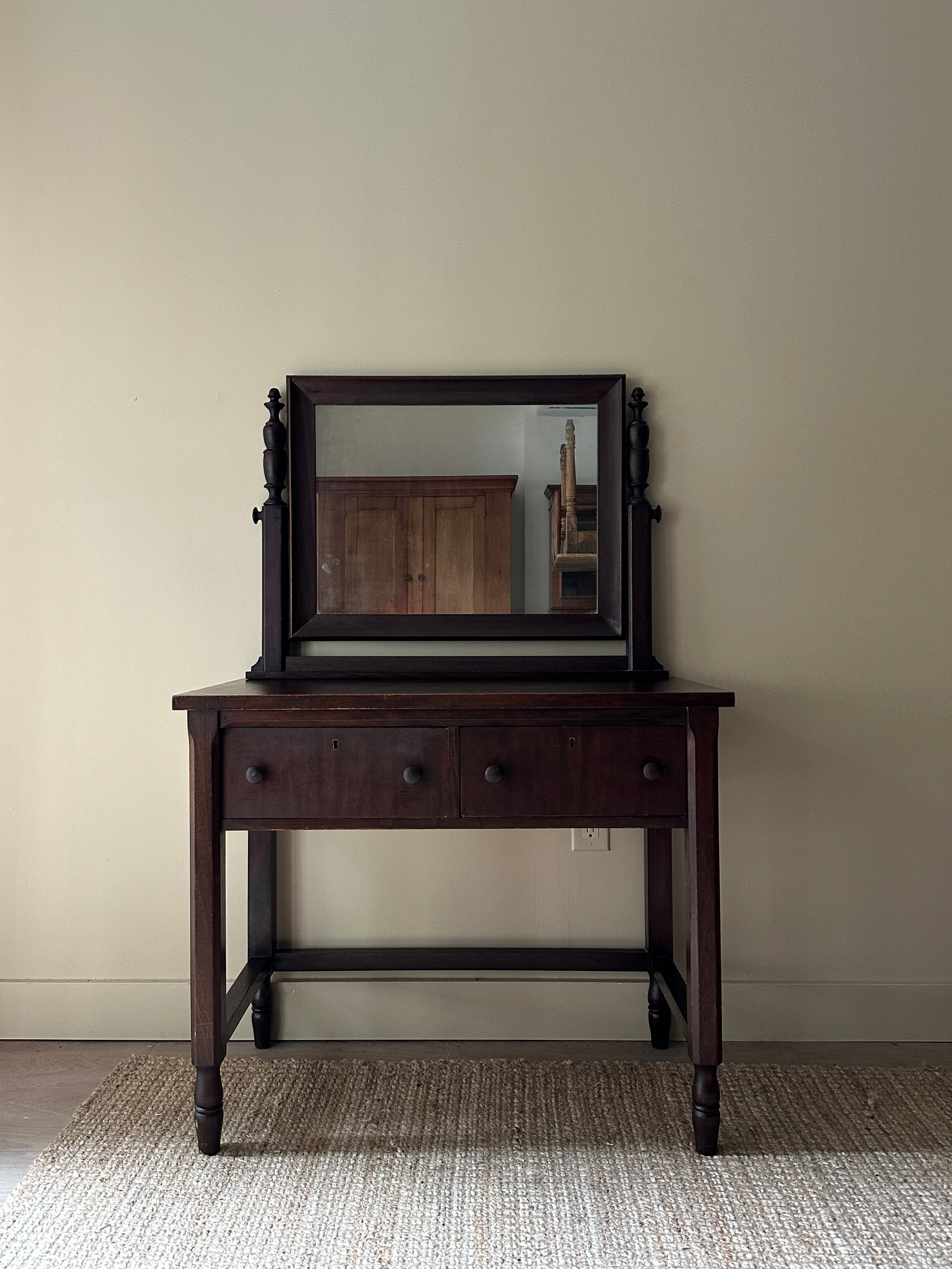 Walnut vanity – Good Behavior
