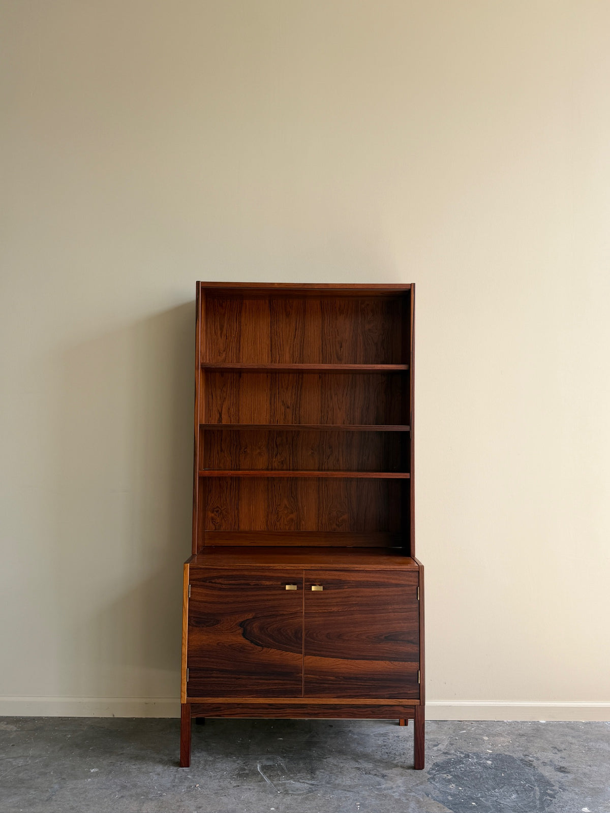 1970s IKEA rosewood bookcase cabinet