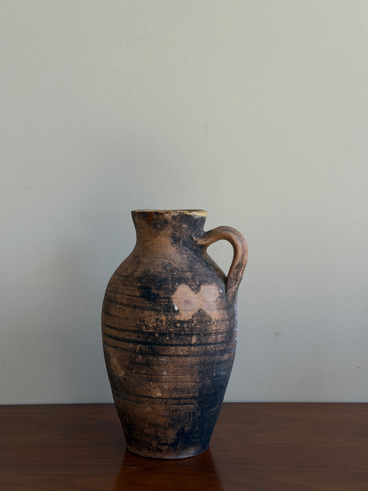 Earthenware pitcher