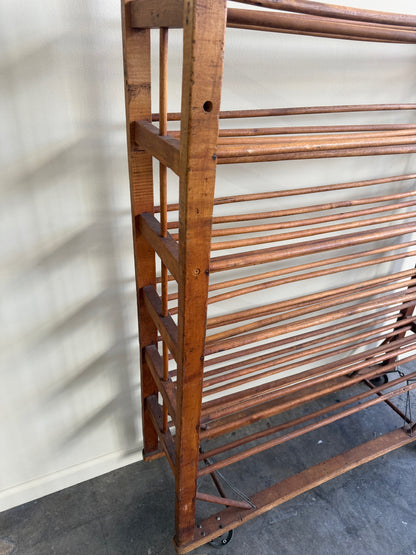 Pine shoe factory rack