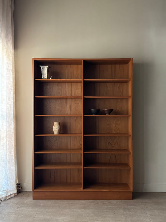 Danish teak shelving unit