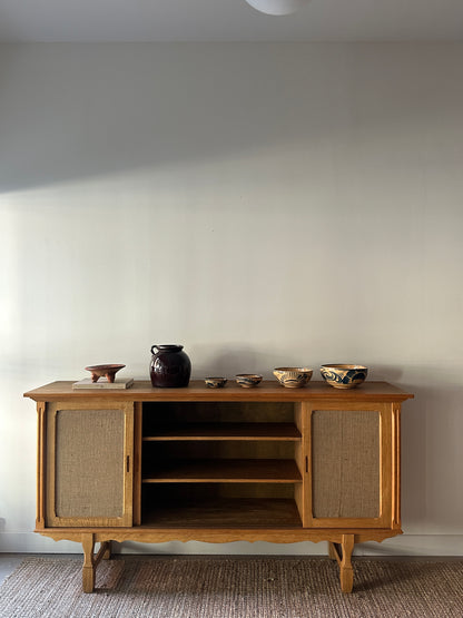 White oak sideboard