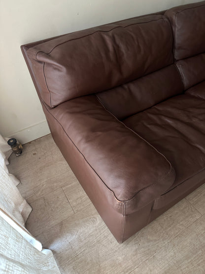 Roche Bobois leather sofa
