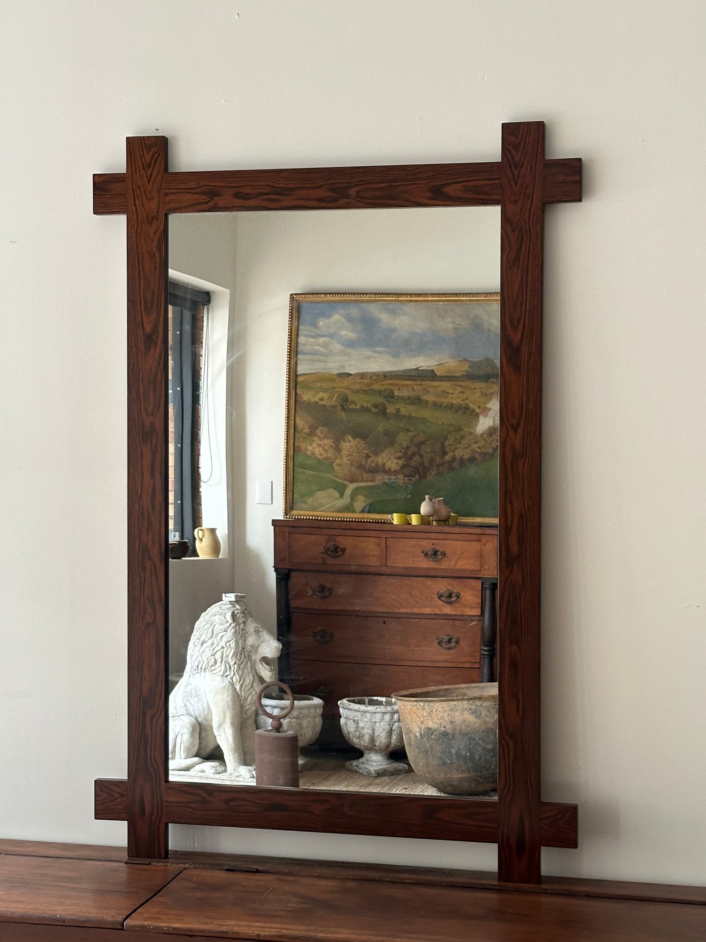 Rosewood mirror