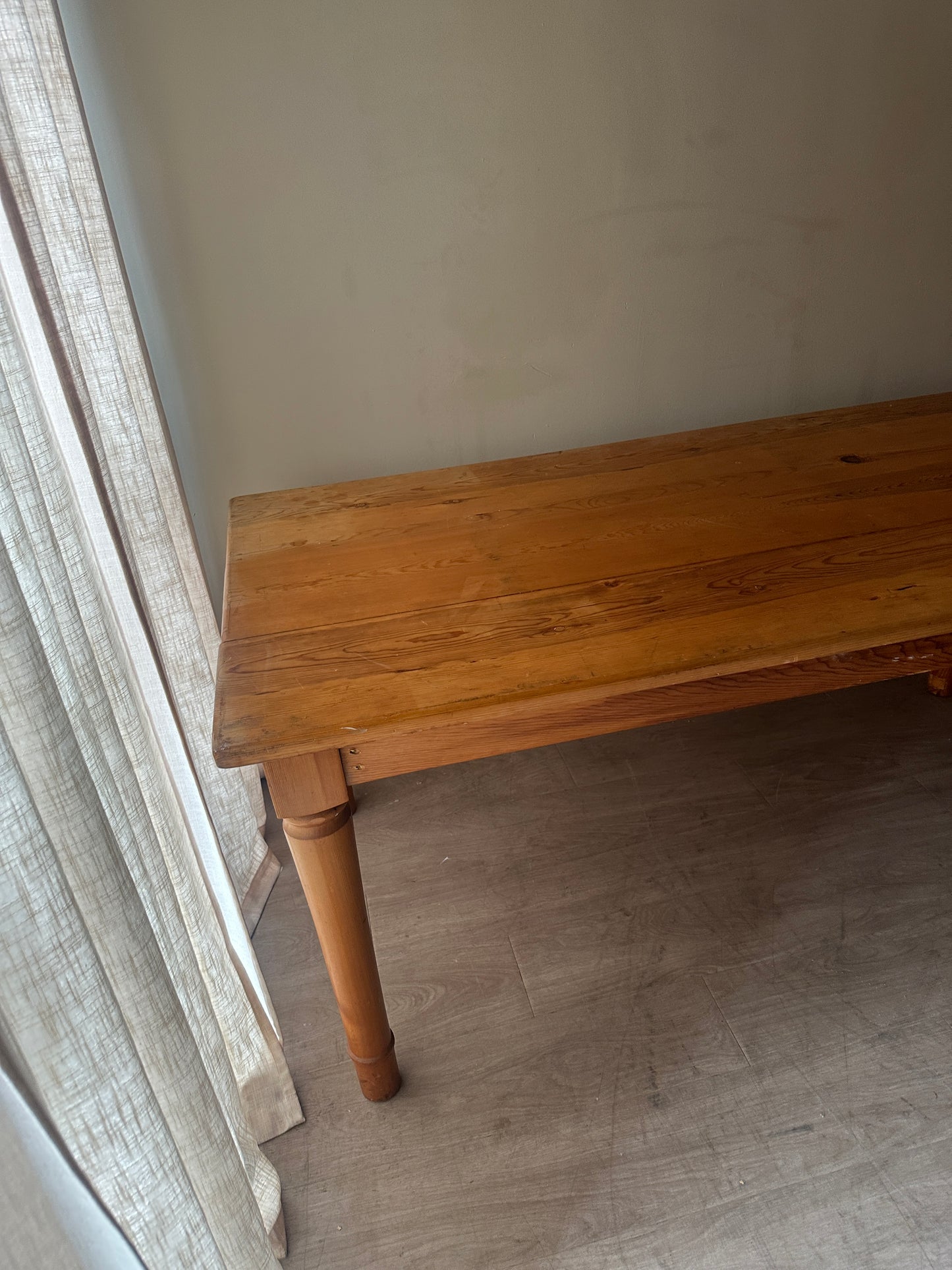 Pine dining table