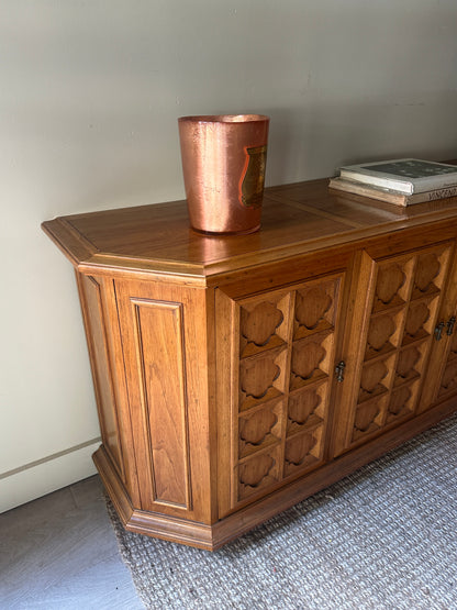 Carved oak server