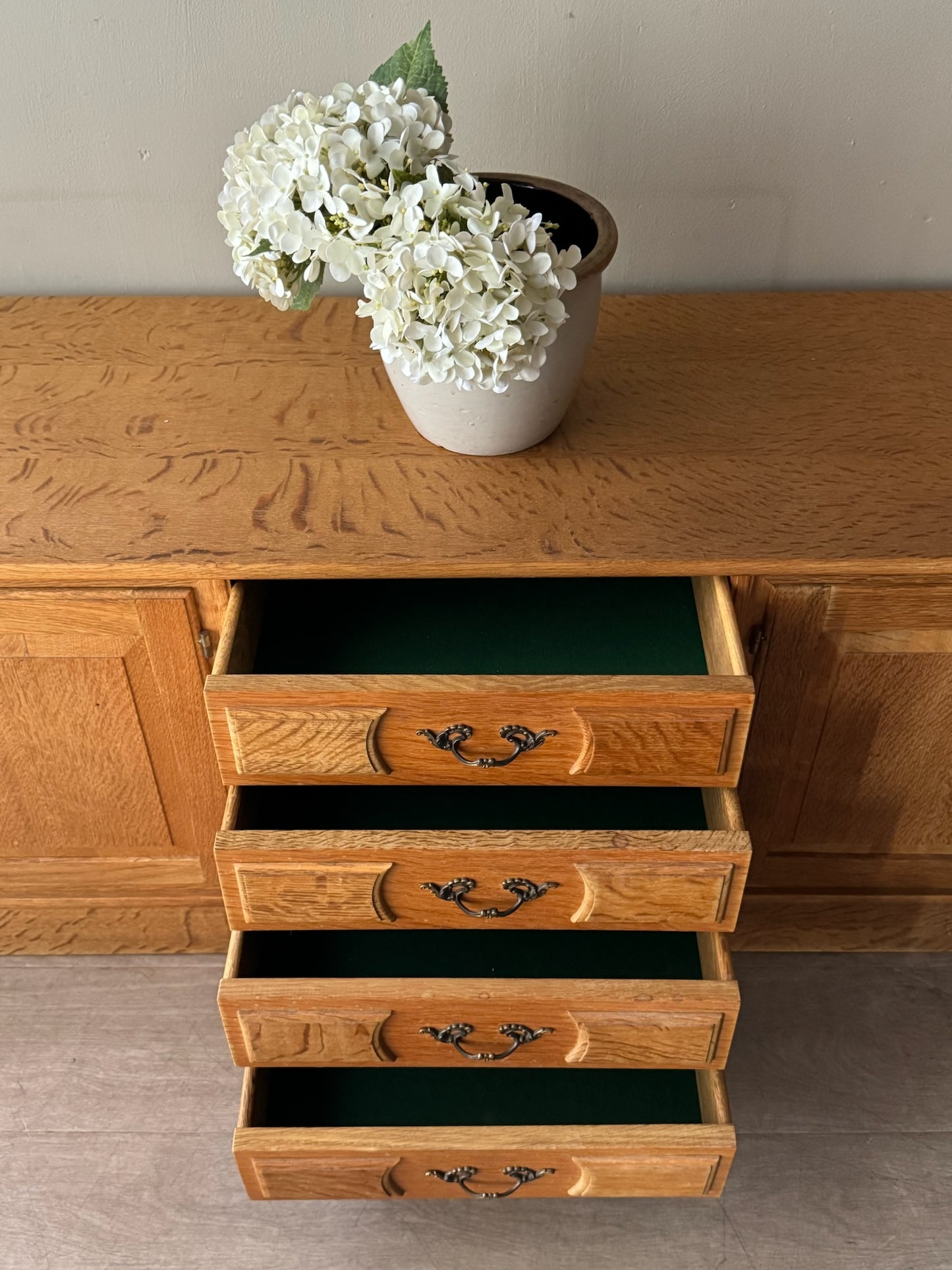 Danish oak sideboard