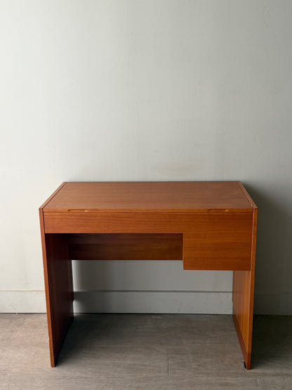 Danish flip top teak vanity