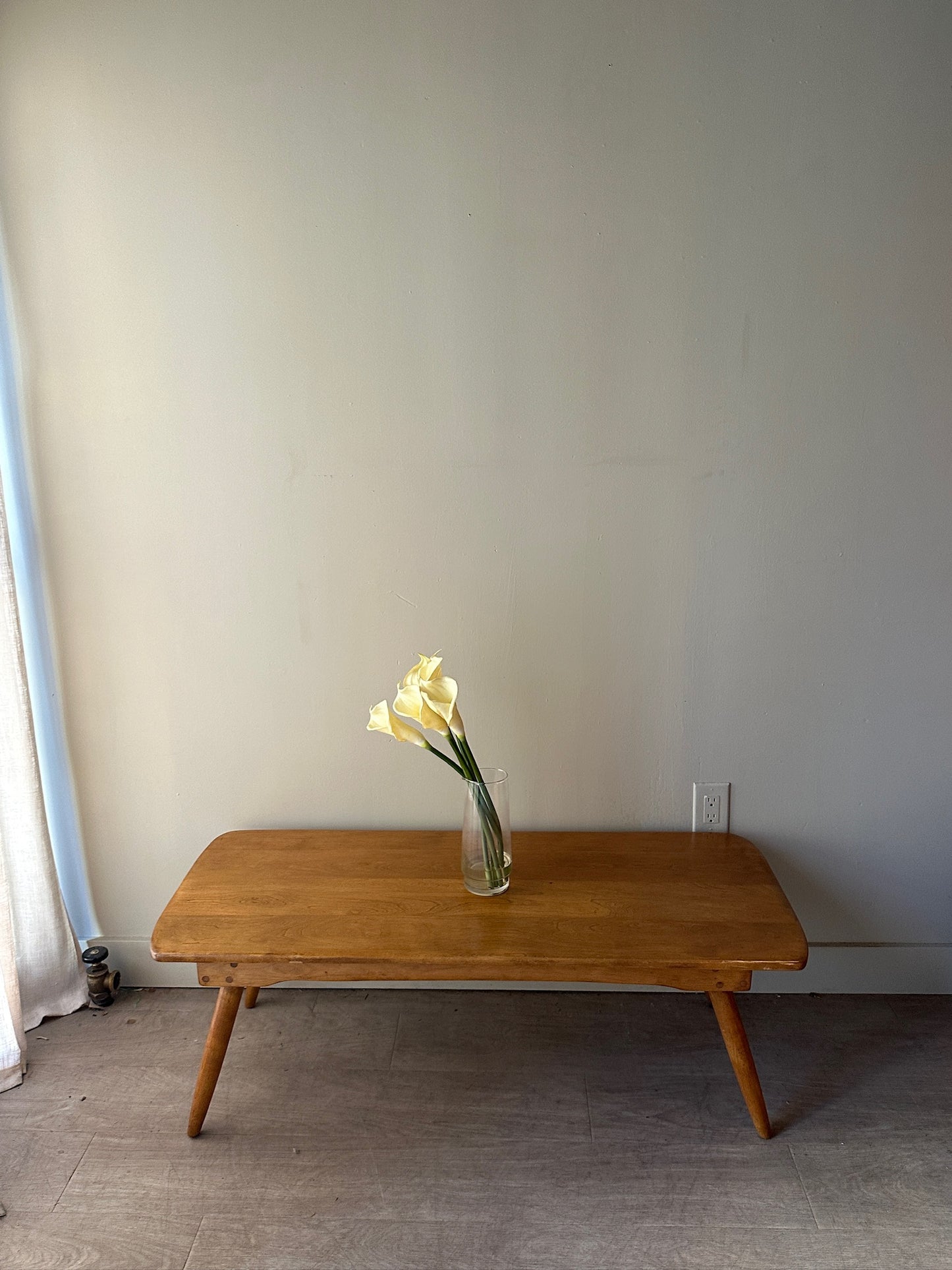 Cushman maple coffee table