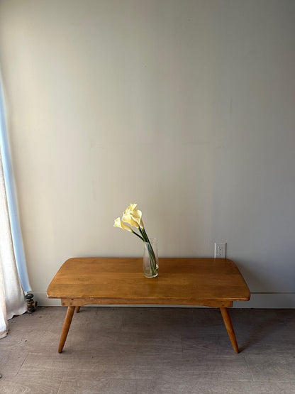 Cushman maple coffee table
