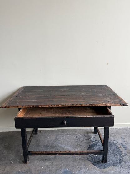 Painted pine work table
