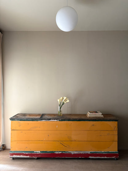 Painted country store counter