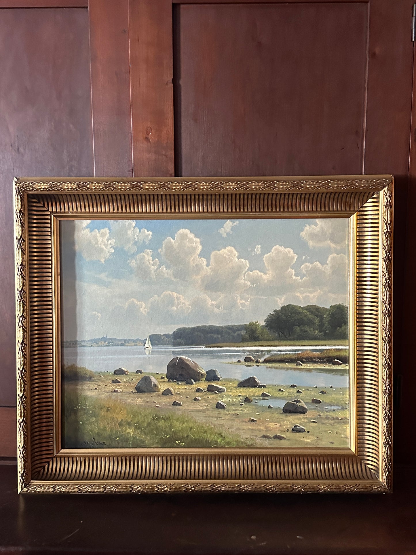 Bay Landscape by Svend Drews (1919-2003)