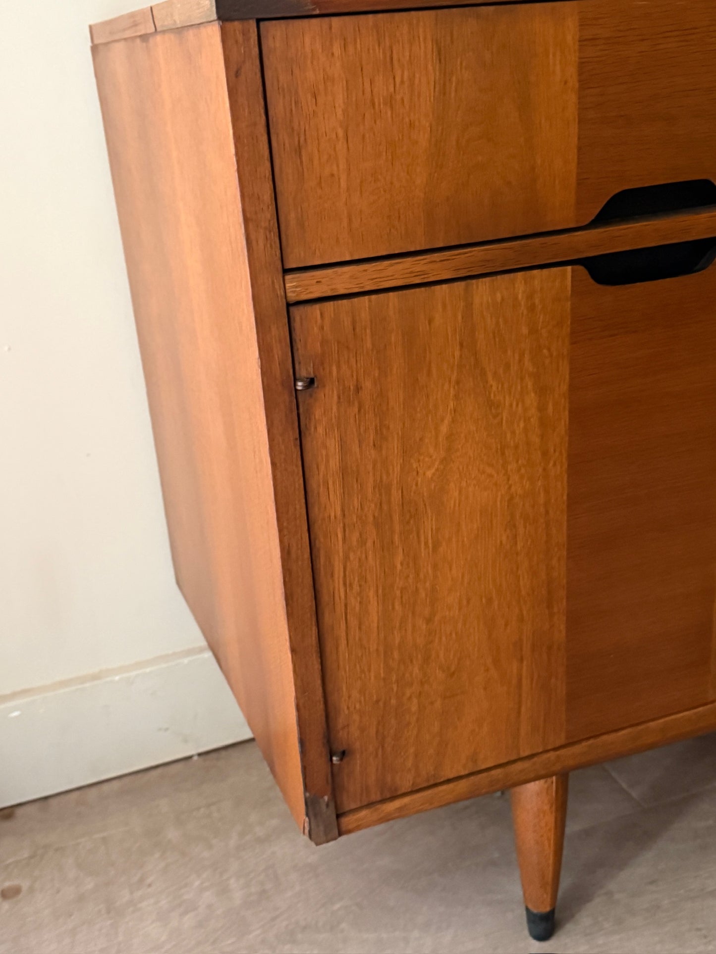 Kroehler walnut credenza