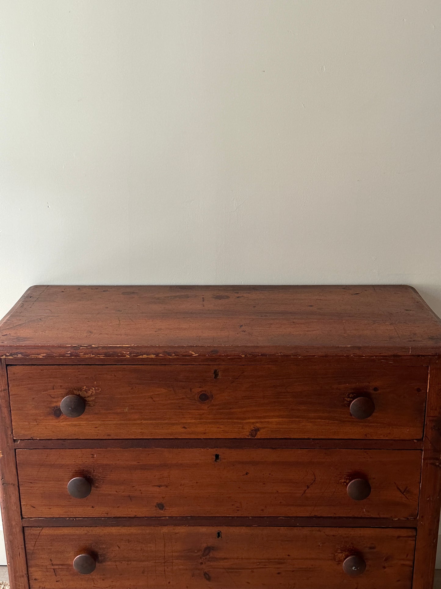 Dark pine dresser