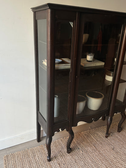 Walnut display case