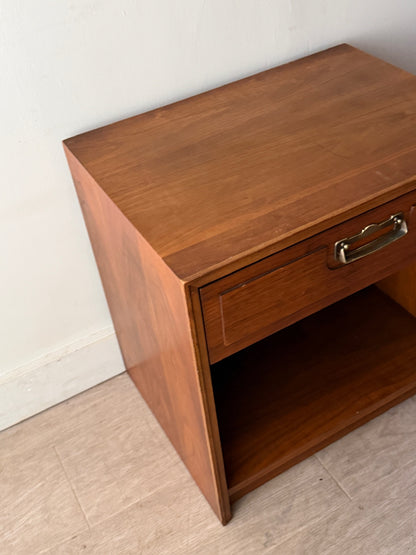 Lane walnut nightstand