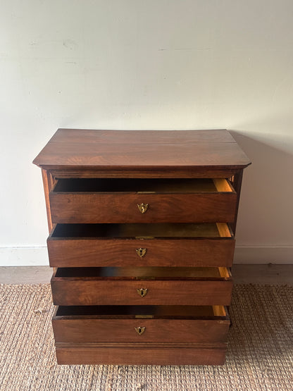 Walnut bachelors dresser