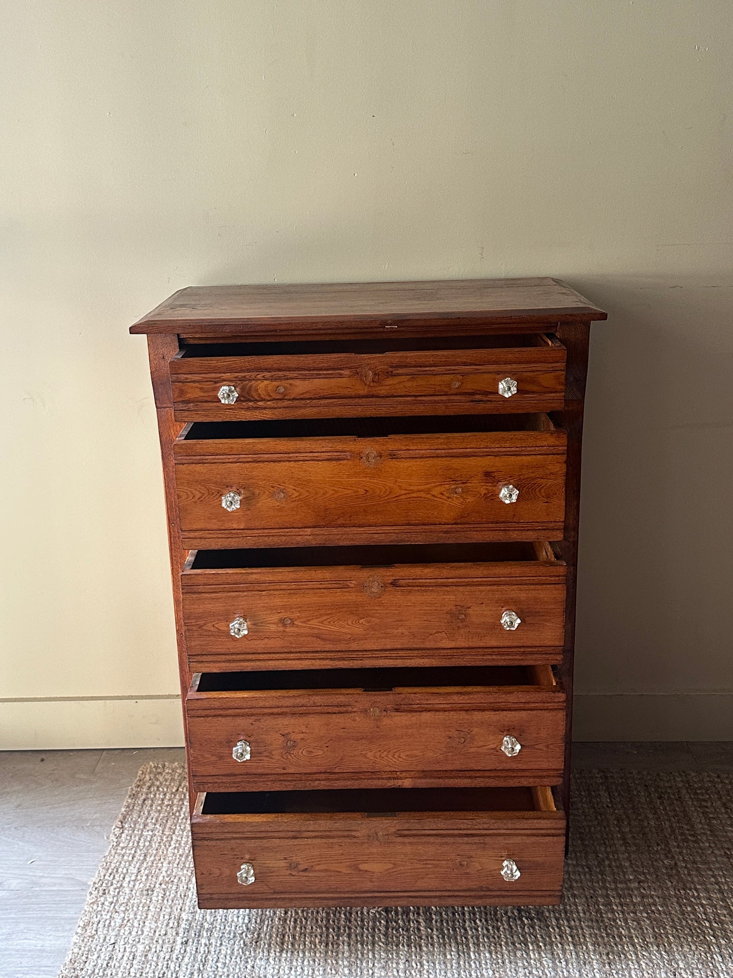 Oak tallboy