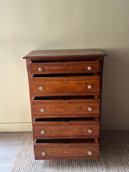 Oak tallboy