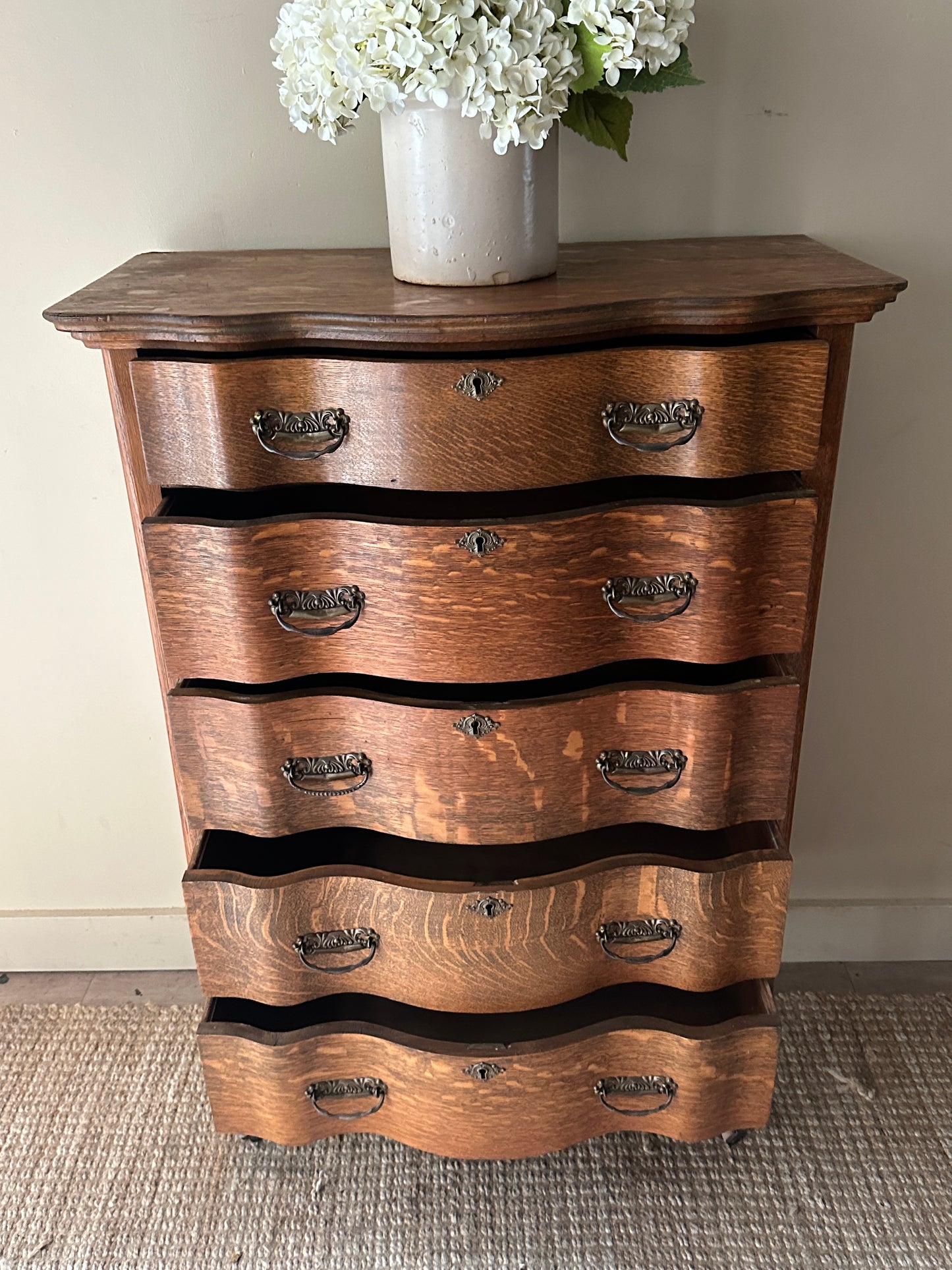 Serpentine Oak Tallboy