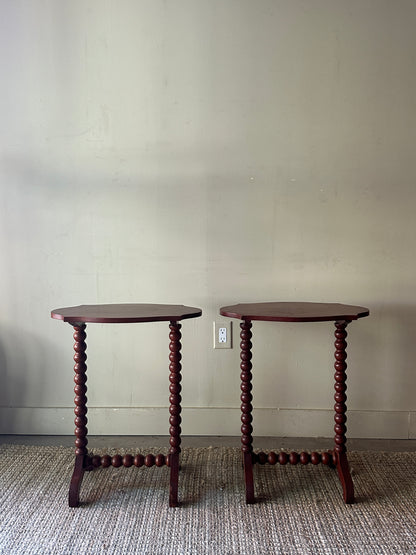 Bobbin leg side table. Sold individually.