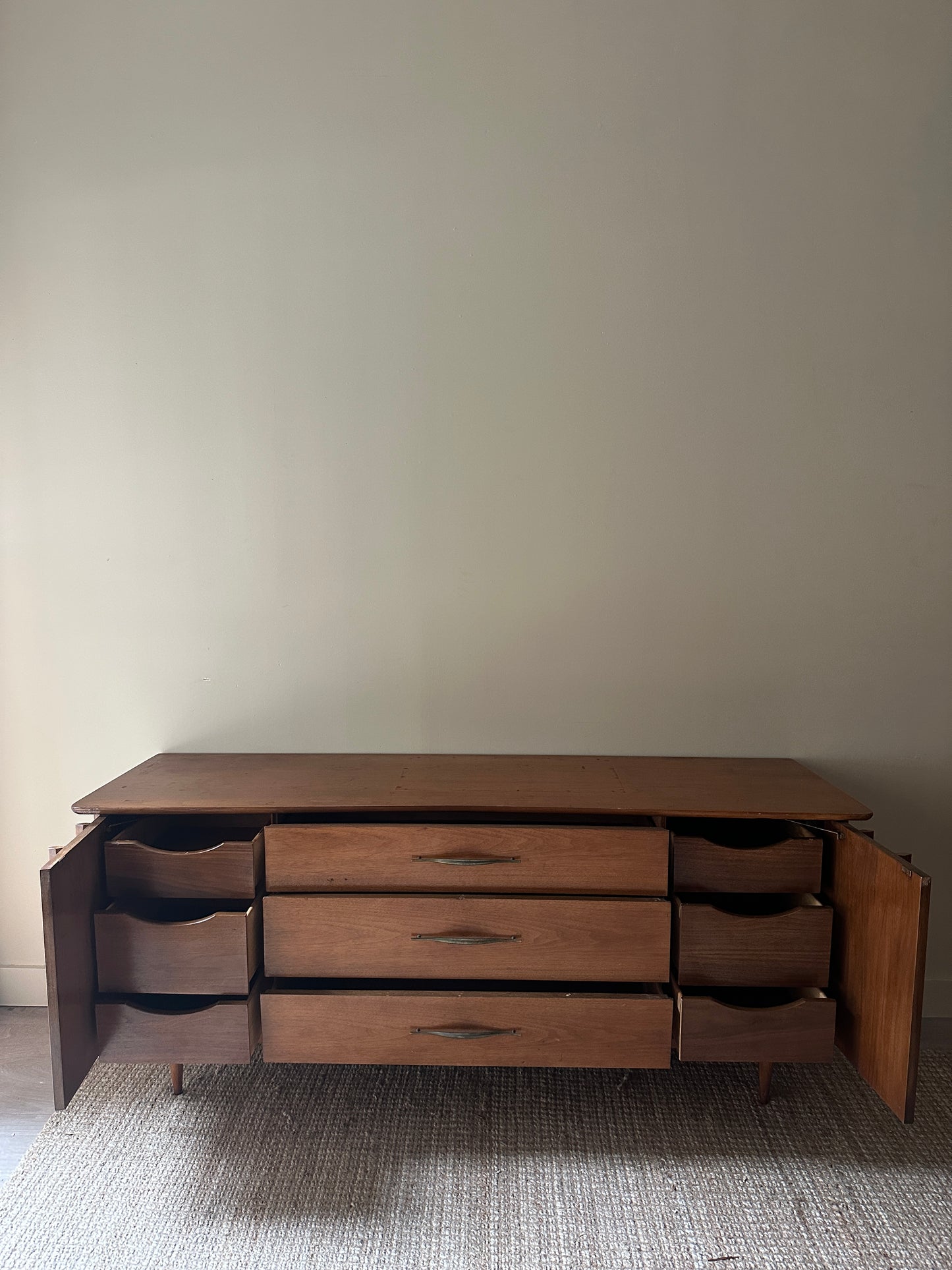 Walnut credenza