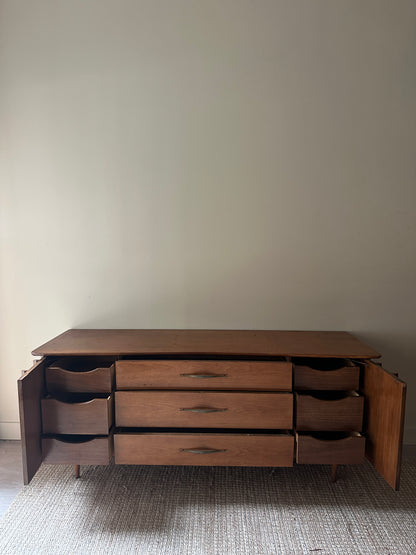 Walnut credenza