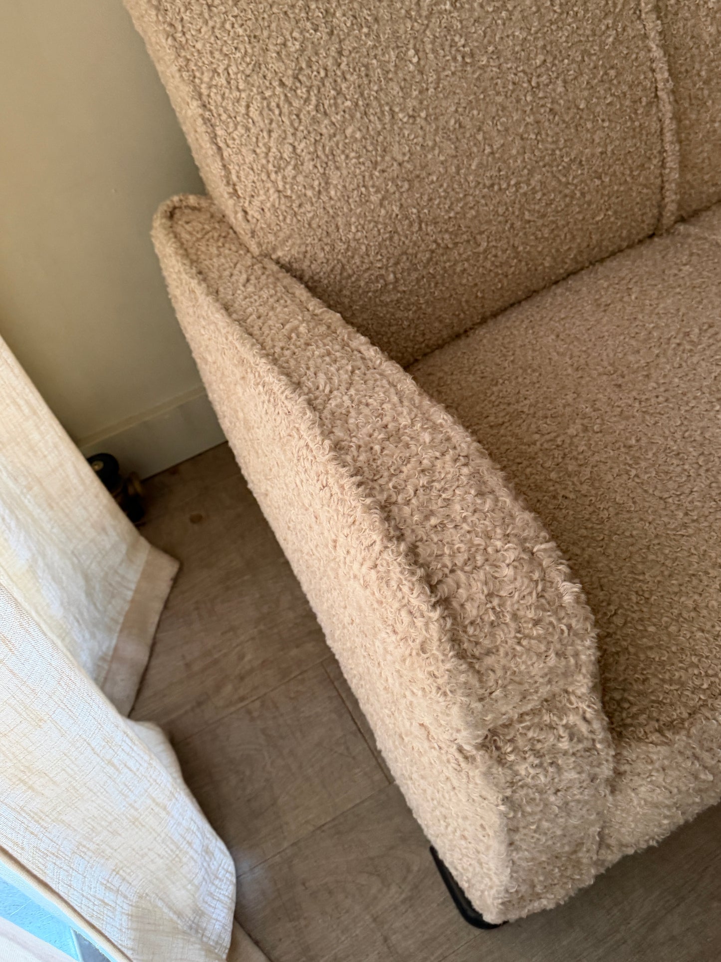 Danish boucle sofa