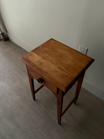 Maple side table