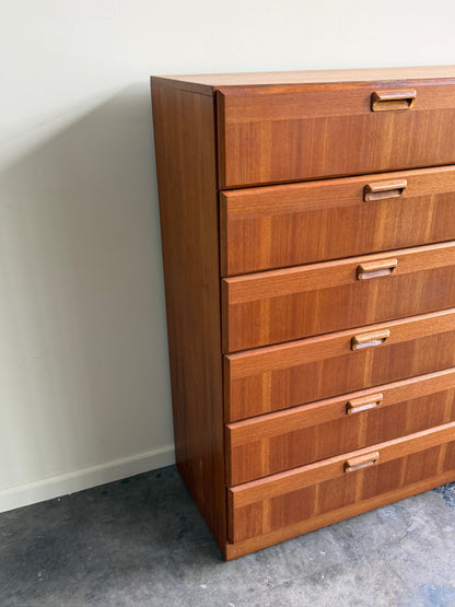 Dixie teak side-by-side dresser