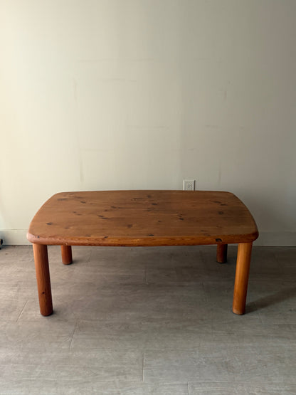 Danish pine coffee table
