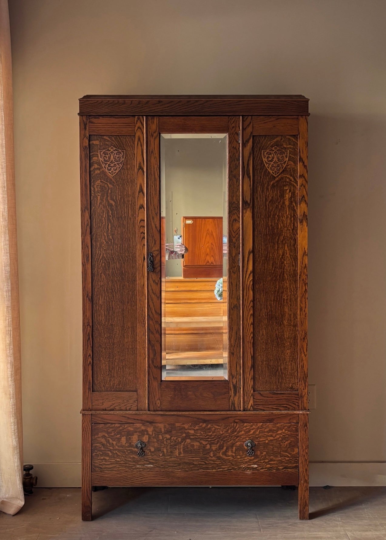 Oak armoire