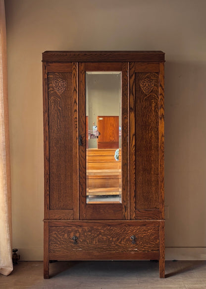 Oak armoire