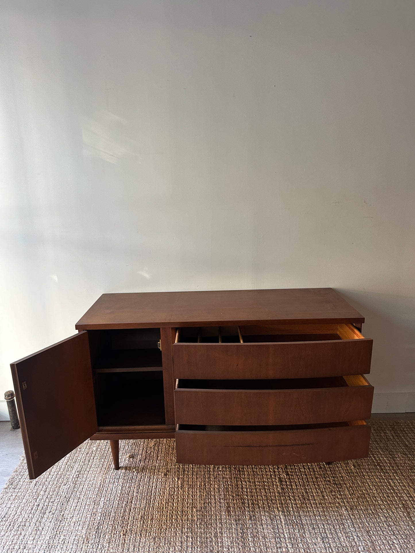 Walnut credenza