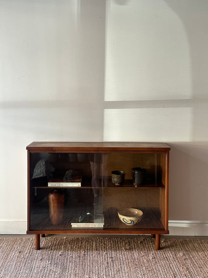 Walnut display case