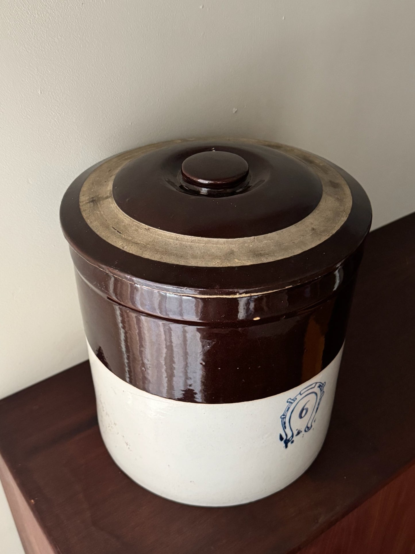 English stoneware crock
