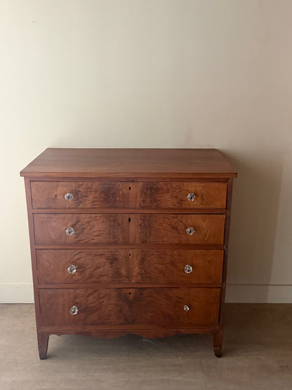 Hepplewhite inlaid walnut dresser