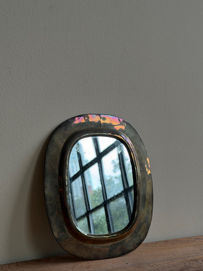 Brass mirror