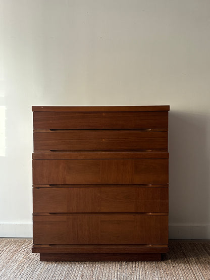 Walnut tallboy