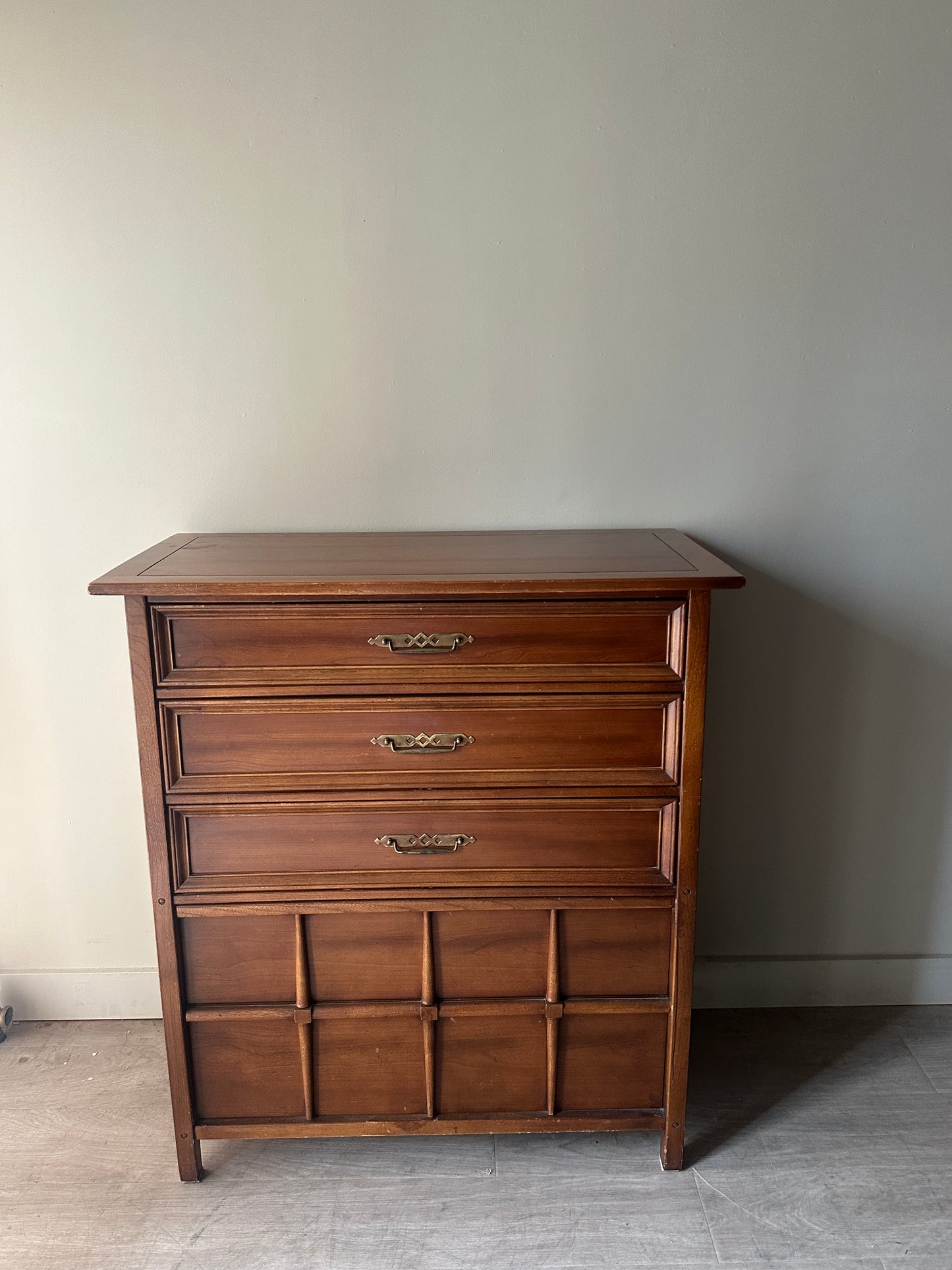 Walnut tallboy
